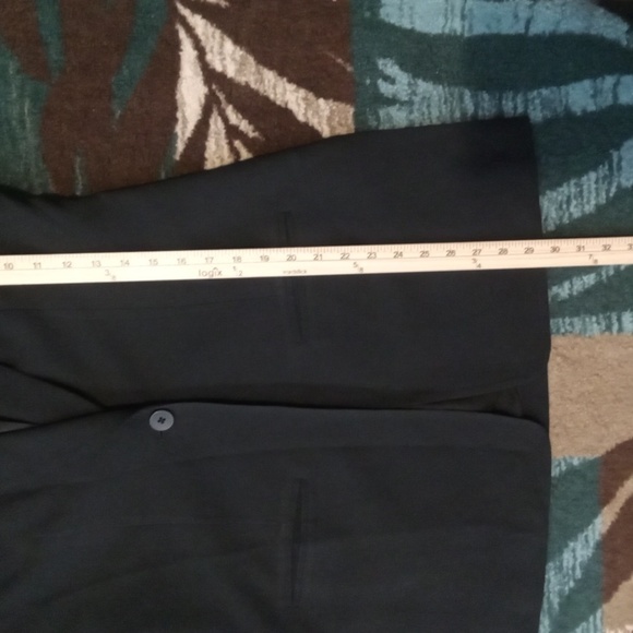 Madewell Trevi Drapey Blazer One Button True Black Womens Size 4 - Picture 10 of 13